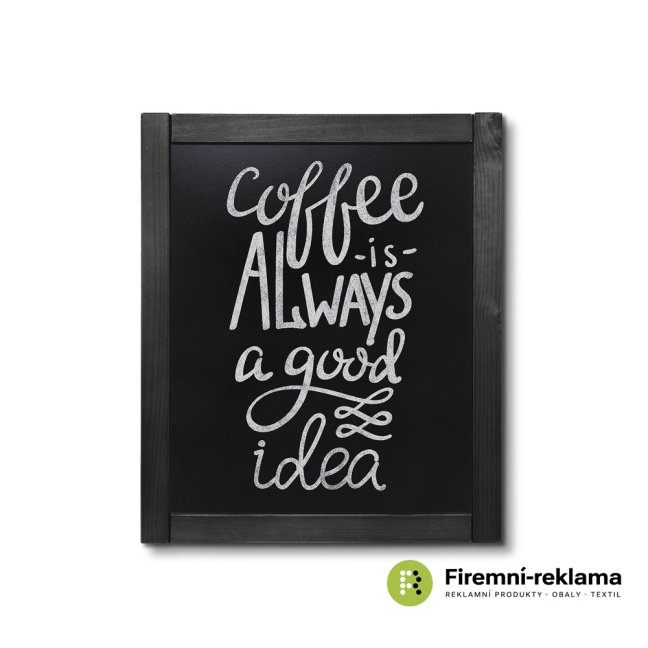 JD Natura Economy Black Chalk Board - Colour: black, Media Size: 500 x 600 mm