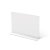 Portrait Acrylic T Stand Menu Stand