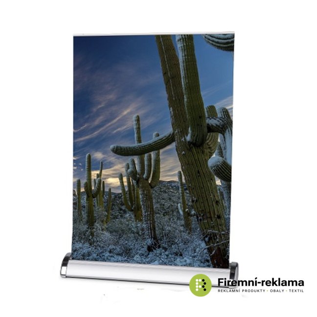 Roll-Banner Mini - Colour: silver, Media Size: A3 (297 x 420 mm)