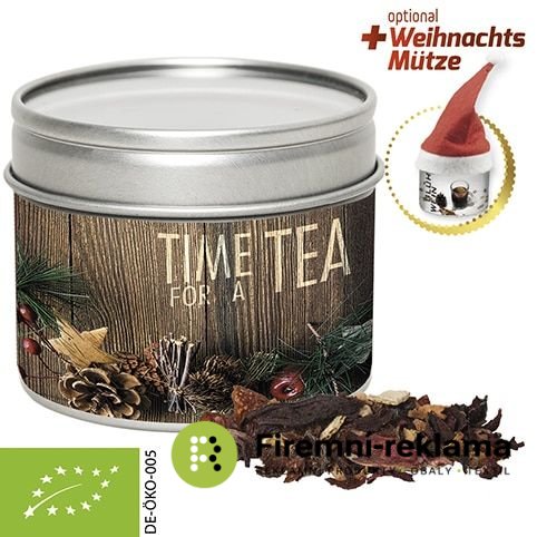 Organic Christmas fruit tea in a can - 200 pcs