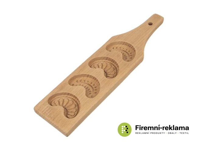 Wooden mold for extruded rolls