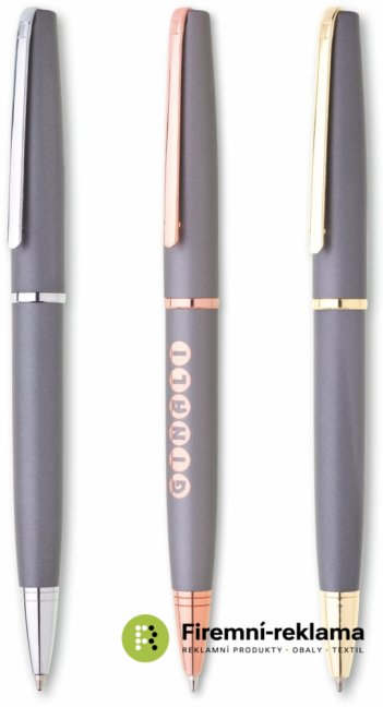 GINALI GREY Metal ballpoint pen