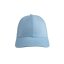 Cap 6 panels with advertising print - Packaging: 100pcs, Colour: white