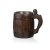 Oak mug with stainless steel insert - dark