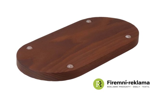 Wooden tray 25 x 12 cm - ash