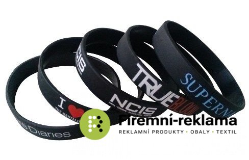 Silicone wristband with custom print - Packaging: 500pcs