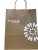 Paper bags with brown print