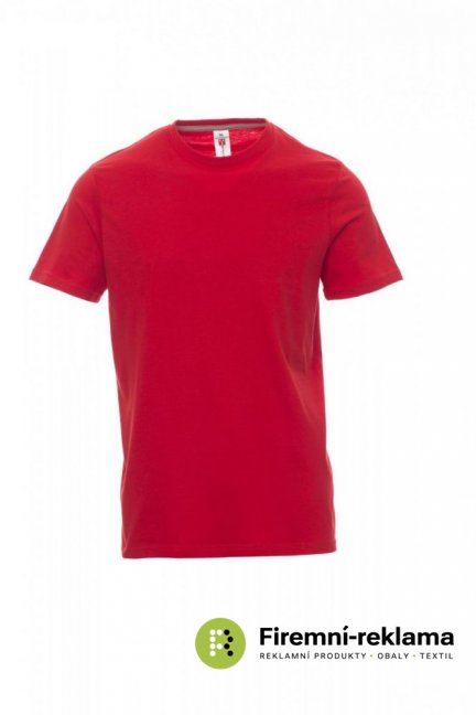 Men's t-shirt SUNSET - Colour: aquamarine, Size: L