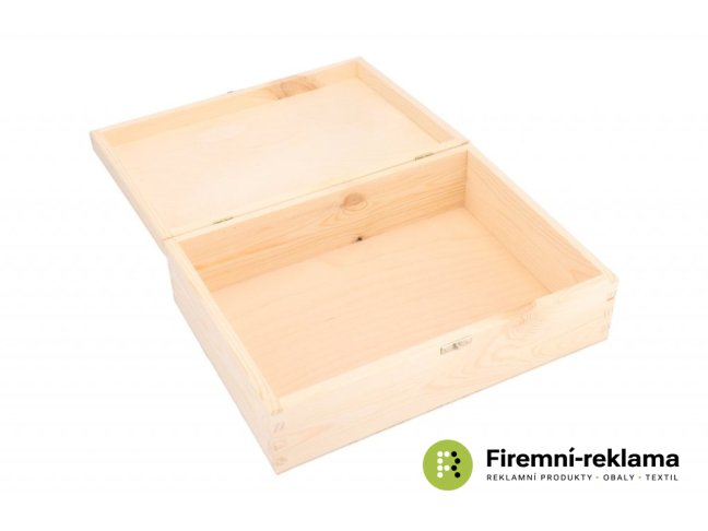 Firemní dárek - Dřevěná krabička 34 x 25 x 10 cm