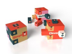 Calendar gift box with custom printing - 13 drawers without filling - Option B