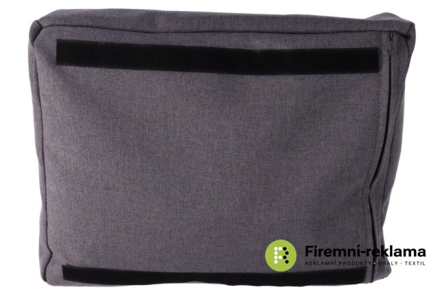 Bamboo serving tray with cushion 45 x 31 cm