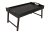 Wooden serving table for bed 50x30 cm dark