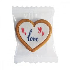 Gingernut Biscuit Heart 3,5g