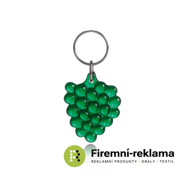 Grapes Keychain - Packaging: 1000pcs, Material: Acrylic, standard ring