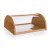 BRILLANTE wooden bread box 36 x 27 x 15 cm with plastic lid