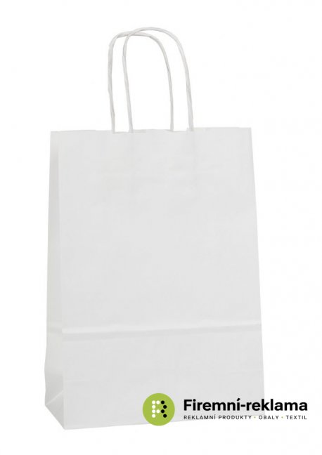 Papírová taška BIANCO - Balení: 1ks, Velikost: 18x8x25cm