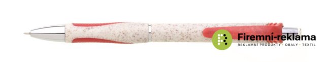 VENDI Straw/plastic ballpoint pen, 0,5 mm microtip