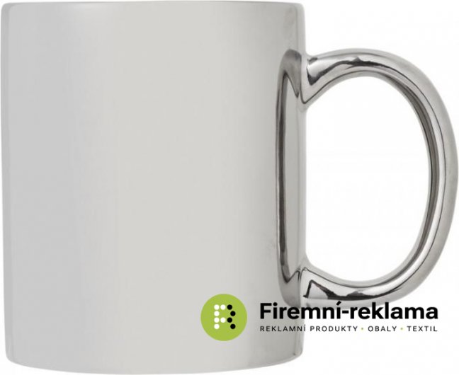 Holly ceramic mug with print 350ml - Packaging: 50pcs