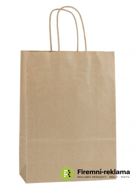 Papírová taška NATURA S - Balení: 1ks, Velikost: 18x8x25cm