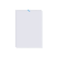 Set of 2 PVC foil sheets