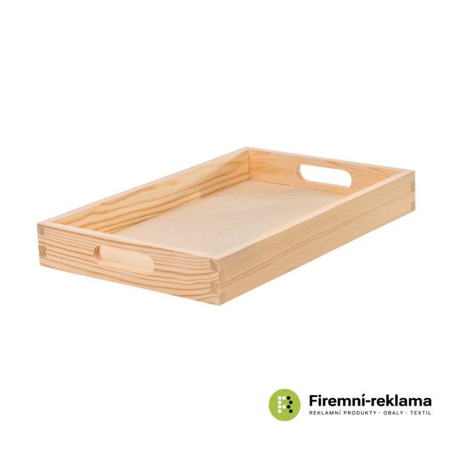 Wooden serving tray 39 x 25 cm