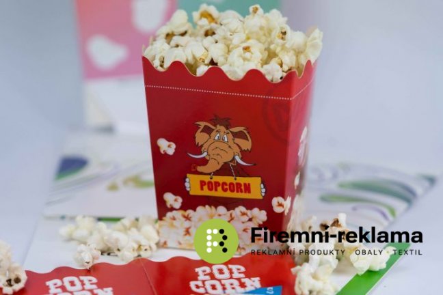 Krabička na popcorn - Balení: 500ks, Velikost: S