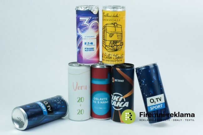 Energy nápoj v plechovce 250ml - Balení: 3000, Etiketa: etiketa s matným nebo lesklým lakem