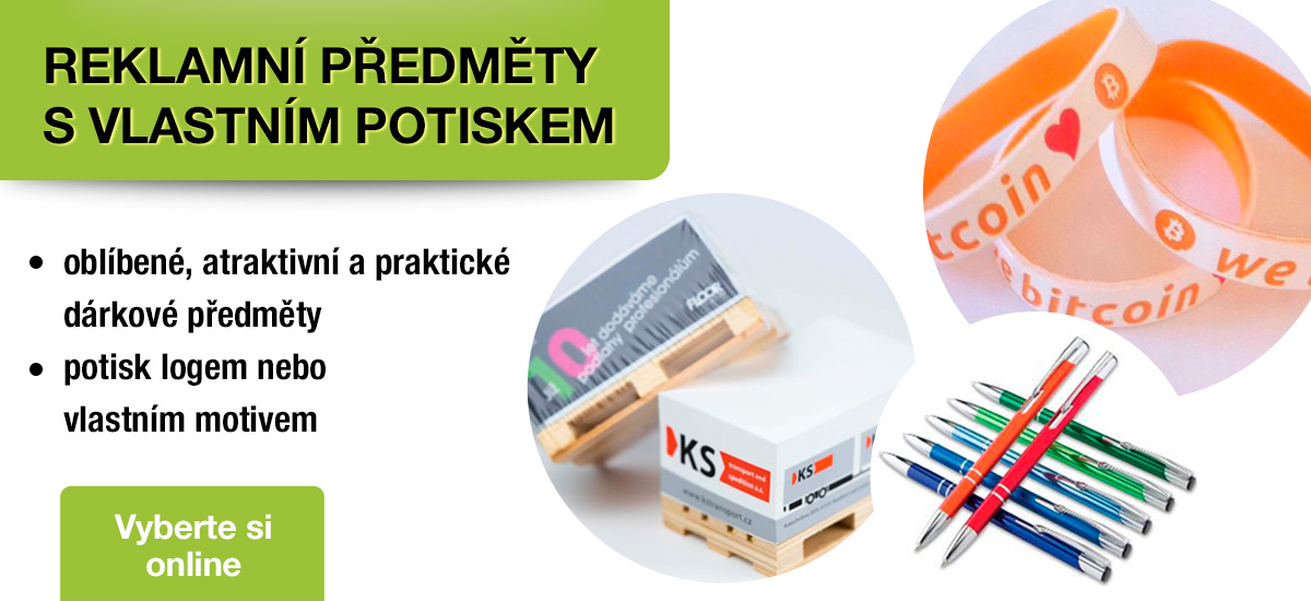 Reklamní předměty s vlastním potiskem Reklamní předměty s vlastním potiskem