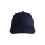 Cap 5 panels with advertising print - Packaging: 100pcs, Colour: blue