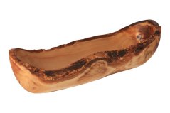 Miska na pečivo z olivového dřeva 30 cm
