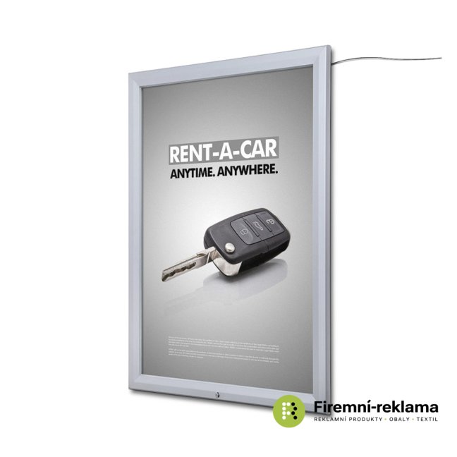 Window Poster Holder - Colour: silver, Media Size: A0 (841 x 1189 mm)