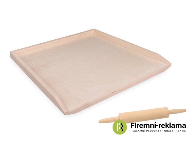 Wooden rolling pin and rolling pin set