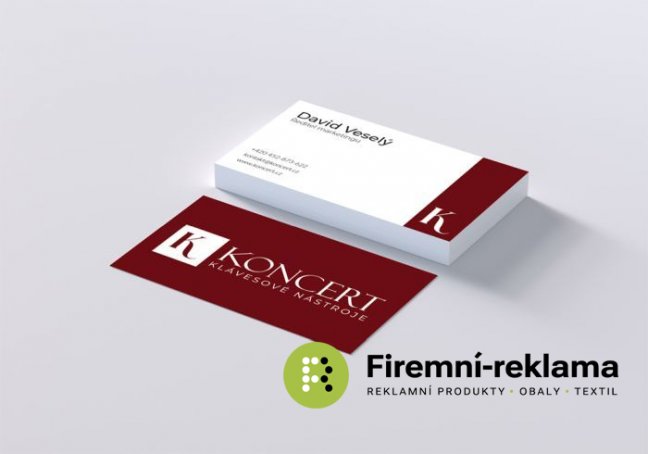 Business cards 85x55mm - Packaging: 100pcs