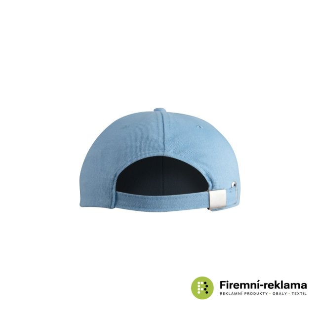 Cap 6 panels with advertising print - Packaging: 100pcs, Colour: white