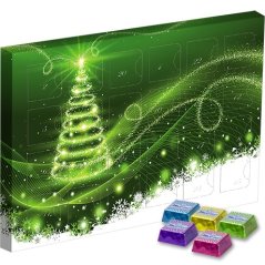 Adventní kalendář s ledovou čokoládou