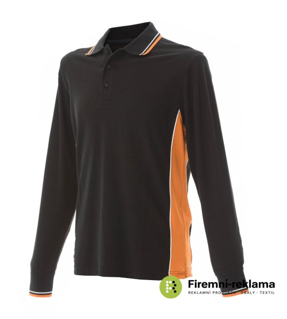 James Ross Polo Malta - Colour: black/orange, Size: S