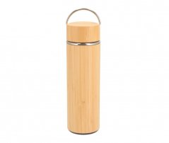 Dřevěná termoska 400 ml - bambus