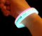Glowing silicone bracelet