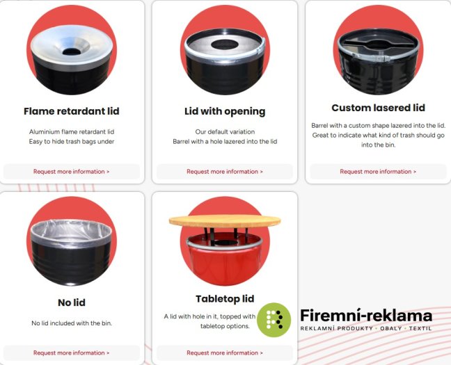 Bin lids for Bin Barrels
