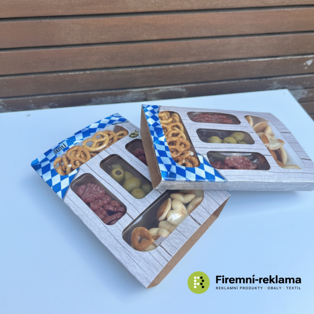 Prémiový degustační set salámů, oliv nebo sýra - Balení: 50ks