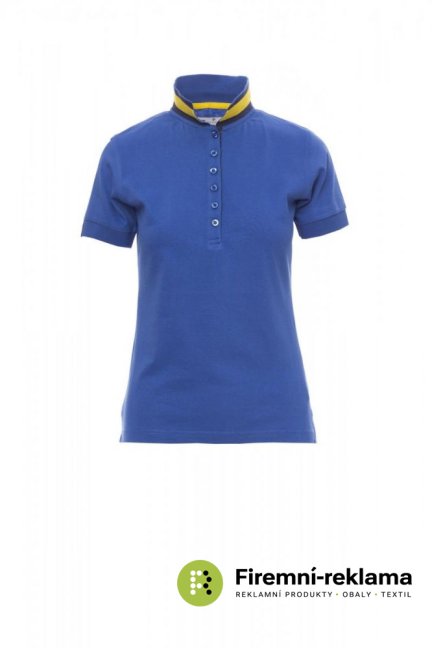 Women's polo shirt MEMPHIS LADY - Colour: white/red/blue, Size: M