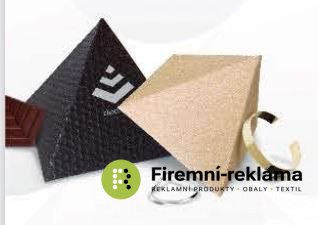 Recycled eco boxes Pyramida - Packaging: 250pcs