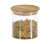 Glass jar with bamboo lid - 500 ml
