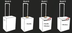 Paper suitcase - expo box Standard