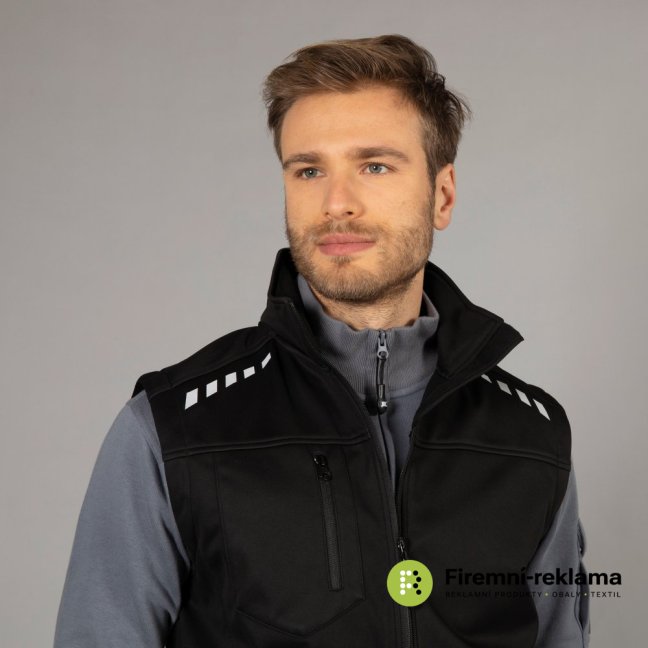 James Ross Waistcoats Trieste - Colour: black, Size: S