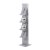 Freestanding Brochure Rack Totem with 4 pockets