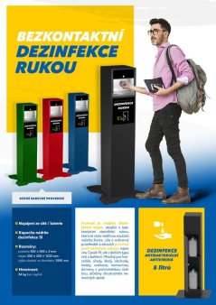 Touchless stand for hand disinfection 1 pc