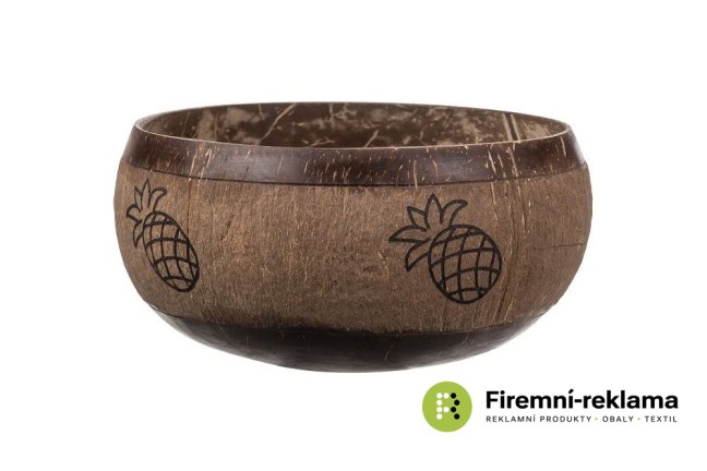 Coconut bowl with pineapple