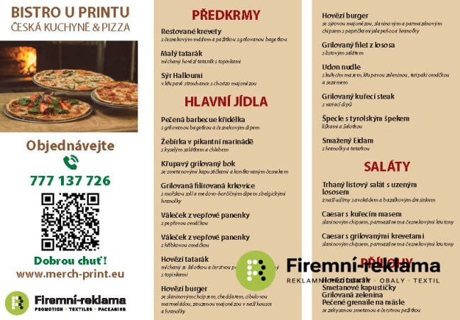Full-colour double-sided A4 promotional leaflet with gift option for employees