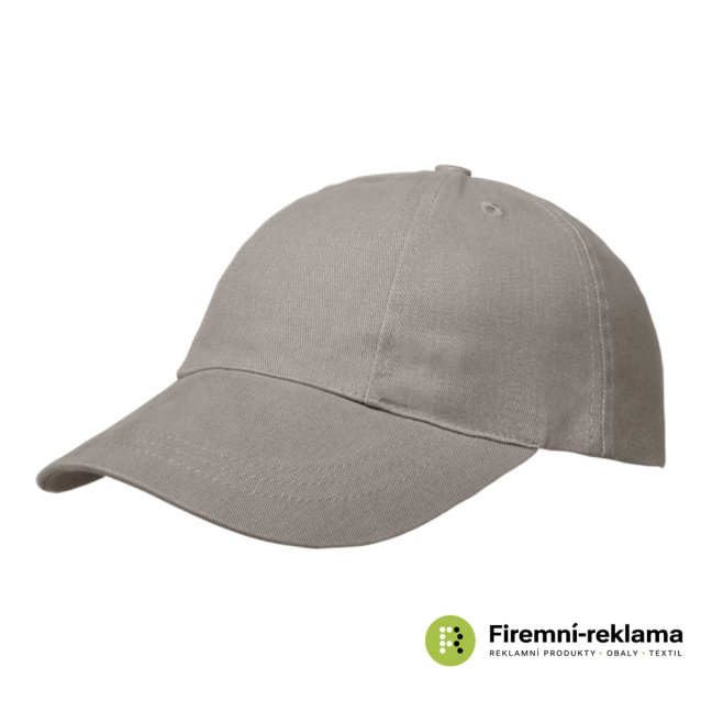 Cap with advertising print - Packaging: 100pcs, Colour: beige